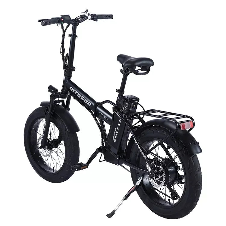 Long Range Dual Battery 20" Fat Tire Electric Bike