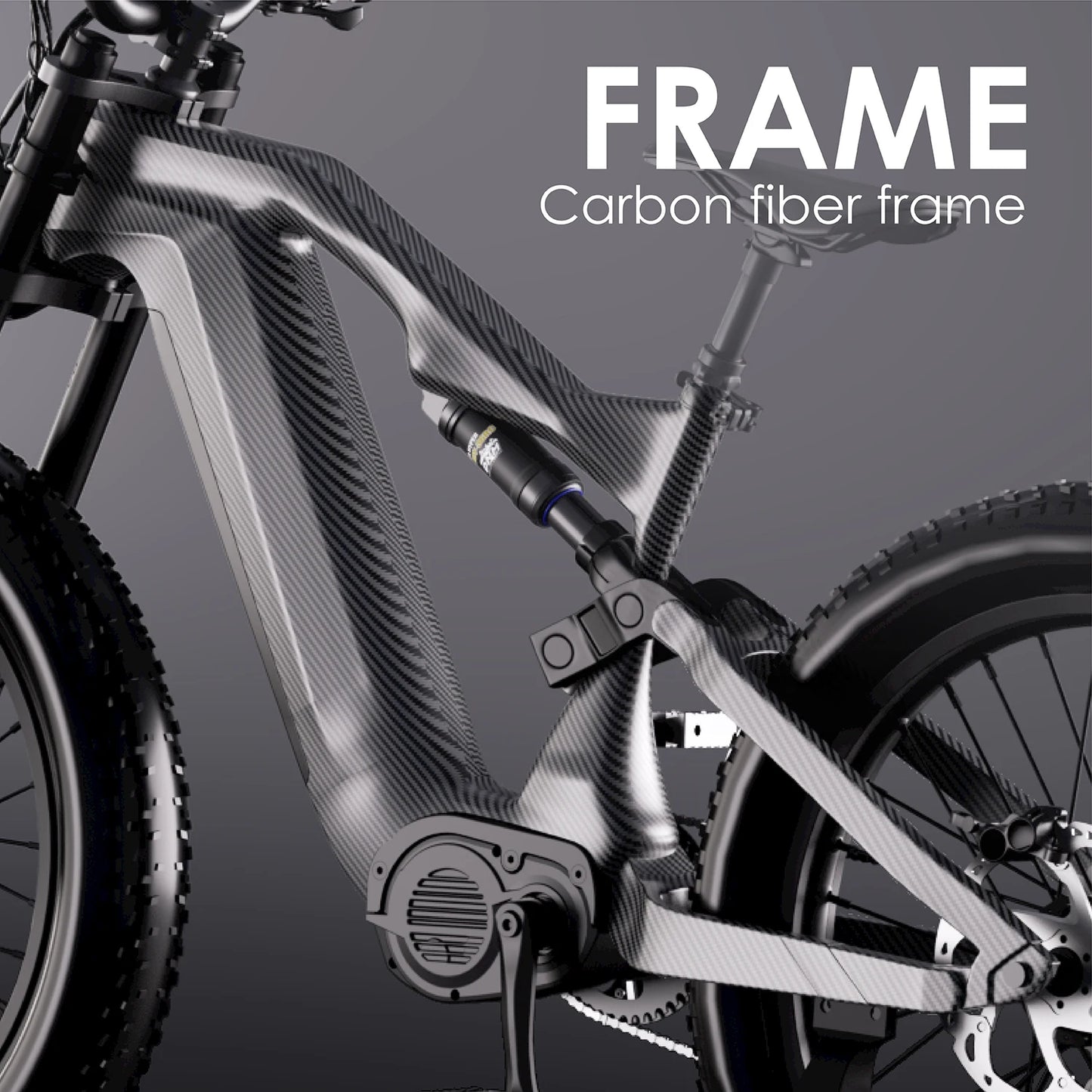 HEZZO-52V 1000W 21Ah Fat Tire Electric Bike