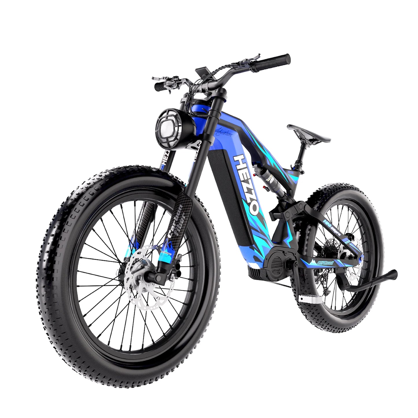 HEZZO-52V 1000W 21Ah Fat Tire Electric Bike