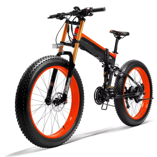 1000w Folding Rear Brushless Motor Fat Electric Bike